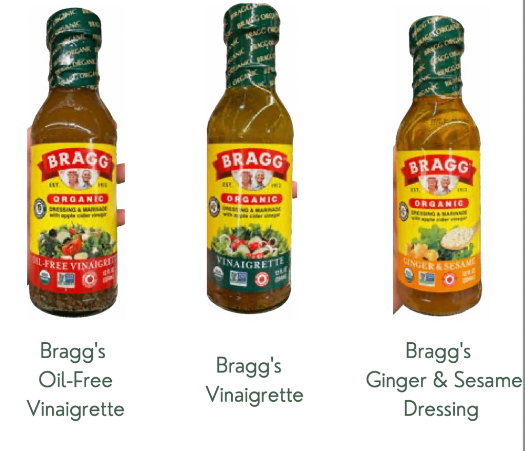 Bragg's low sodium salad dressing