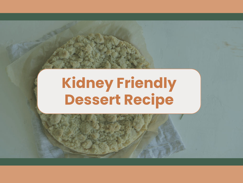 kidney friendly dessert